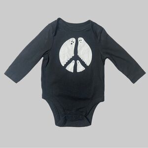 Old Navy Ghost Peace Bodysuit 0-3M